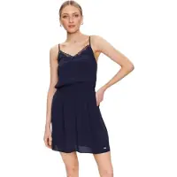 Tommy Hilfiger Femmes, Robe, TJW Essential Lace S DW0DW15174 C87 S, Bleu, (S)