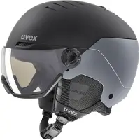 Uvex Wanted Visor Pro Variomatic Helmet Noir 58-61 cm / Mirror Silver Variomatic Smoke/CAT1-3