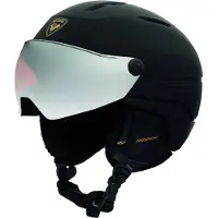 Rossignol - Casque de ski/snowboard - Fit Visor Impacts W Black pour Femme - Taille 52-55 cm - Noir