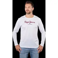 Pepe Jeans T-Shirt 'Eggo' bleu marine / rouge rubis / blanc
