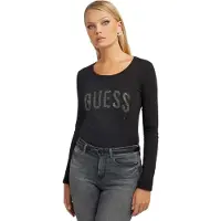 GUESS Femmes, T-shirt, W2bi40 I3z13 Jeans - Femme, Noir, (S)