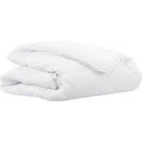 vidaXL Couette 2-en-1 blanche 220 x 135 x 8 cm en polyester