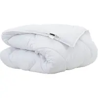 vidaXL Couette d'hiver blanche 200 x 135 x 5 cm en polyester