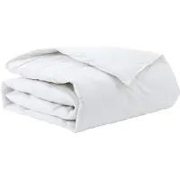 vidaXL Couverture d'hiver 135 x 200 cm, duvet, blanc, respirante