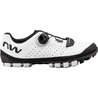 Northwave Hommes, Chaussures de cyclisme, Marteau Plus (44.5), Blanc, Gris