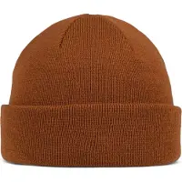 Buff Knitted Beanie Marron