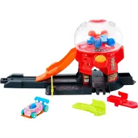 Mattel Hot Wheels City - Magasin de chewing-gum + voiture JBM62