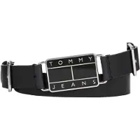 Tommy Hilfiger Femmes, Ceinture, TJW Heritage Plaque AW0AW12749 0GJ 85, Noir, (85)