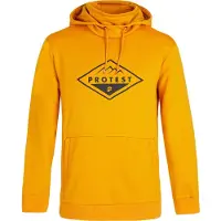Protest Hommes, Pull-over, Hommes Hoodie PRTISSYK Jaune foncé M, Jaune, (M)