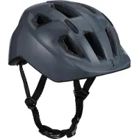 BBB Casque BHE-172 Hero Kids pour enfants, couleur gris, taille M (52-56 cm). Référence : BHE-172-shuttle-grey-M