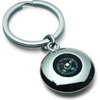 Philippi Hommes, Porte-clés, Porte-clés Pole compass, Noir, Transparent, Argent