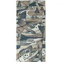 Buff Unisexe, Écharpe, Bandana Coolnet UV Lake River Multi, Marron