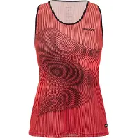 Santini Vortex Sleeveless T-shirt Rouge XS Femme