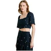Pepe Jeans pour femme. PL305045 Énergie marine de pointe (L), Casuel, Coton, Manche courte
