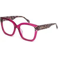 Just cavalli Lunettes de Vue VJC115V 53/19/140 PATTERN PINK plastique unisexe VJC115V