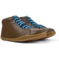 Camper unisex pour enfant. 90019-114 Bottines Peu Cami en cuir marron (30), Plat, Lacets, Fermeture éclair, Casuel, Durable, mode enfantine