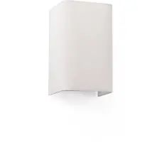 Faro Applique murale en tissu Coton Angulaire Beige