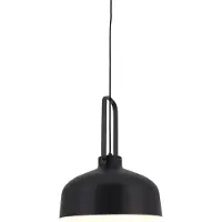Artdelight Lampe suspendue noire Mendoza Ø 37,5 cm