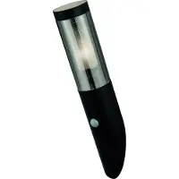Searchlight Applique Extérieure Pir, Noir Mat Avec Diffuseur Pp