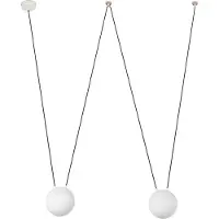 Faro Suspension MINE SPACE 2 feux blanc