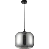 Lyora Suspension Savaz verre chromé Ø 28 x 23cm