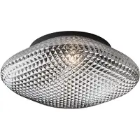 Nova Luce Sens Plafonnier de salle de bain en verre