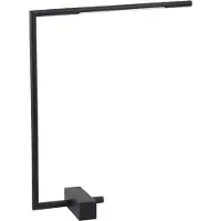 Nova Luce Raccio Lampe à poser LED, Variante : 6,8 W, 3000 K, 280 lm, 365 x 400 mm, noir