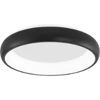 Nova Luce Plafonnier Albi noir Ø 41cm