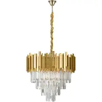 Nova Luce Suspension "GRANE" 55 8x max. 5W Gold E14 dimmable sans ampoule