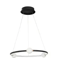 Nova Luce Celia dimmable light with remote control, Variant : 36 W, 3000 K, 2036 lm, Ø 640 mm, noir