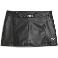 Puma Femmes, Jupe, FUTURE..ARCHIVE Jupe en Pleather, Noir, (XS)