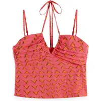 Scotch & Soda U9a00700t Sleeveless Top Rose 38 Femme