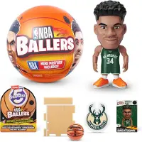 Zuru | Capsule surprise NBA Ballers - figurine à collectionner - accessoires inclus - Licence officielle NBA