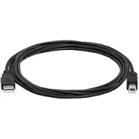 Hamlet XCU2AM-BM18 câble USB USB 2.0 1,8 m USB A USB B Noir