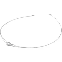 GUESS 16-18"NUANCE TWO LINKS NK Collier, (Argent 925, Argent Sterling)