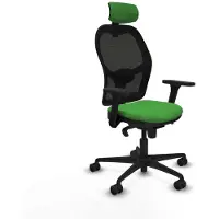 Piqueras Y Crespo Chaise de bureau avec appui-tête Jorquera 3D036N2 vert