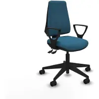 Piqueras Y Crespo Chaise de bureau BFN066N Petroleum vert