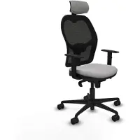 Piqueras Y Crespo Chaise de bureau 1D036N2 gris clair