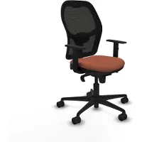 Piqueras Y Crespo Chaise de bureau 1D036N0 Marron Noir