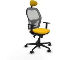 Piqueras Y Crespo Chaise de bureau 1D036N1 Jaune