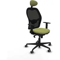 Piqueras Y Crespo Chaise de bureau avec appui-tête Jorquera 1D036G1 vert