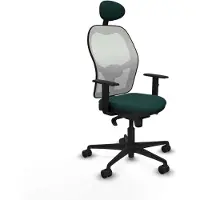 Piqueras Y Crespo Chaise de bureau 1D036N1 vert