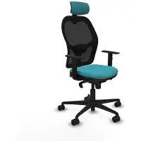 Piqueras Y Crespo Chaise de bureau 1D036N2 turquoise