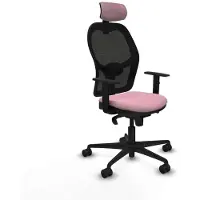 Piqueras Y Crespo Chaise de bureau avec appui-tête Jorquera 1D036N2 Rosa