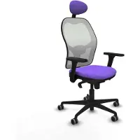 Piqueras Y Crespo Chaise de bureau avec appui-tête Jorquera 3D036G1 Lila