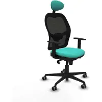 Piqueras Y Crespo Chaise de bureau 1D036G1 turquoise