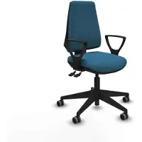 Piqueras Y Crespo Chaise de bureau BFN066G Petroleum vert