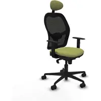 Piqueras Y Crespo Chaise de bureau avec appui-tête Jorquera 1D036N1 vert