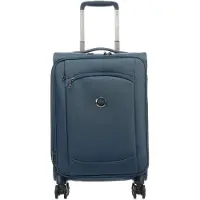 Delsey PARIS trolley Montmartre Air 2.0 Expandable 4 Double Rolls Cabin Trolley 55 Light Blue bleu