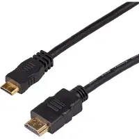 Akyga Câble HDMI avec Ethernet Akyga - HDMI (M) vers HDMI mini (M) - 1m noir